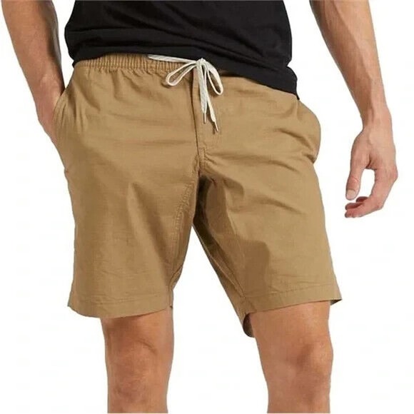 Vuori Other - Vuori Ripstop Drawstring Elastic Waist Stretch Climber Shorts Tan Men's, Large